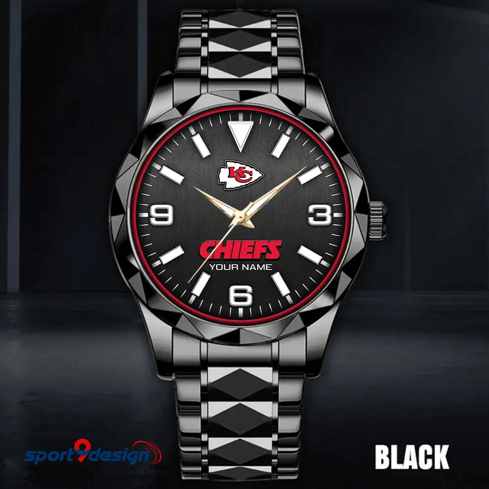 Kansas City Chiefs Business Watch For Men Automatic Mechanical Stainless Steel Band 2025