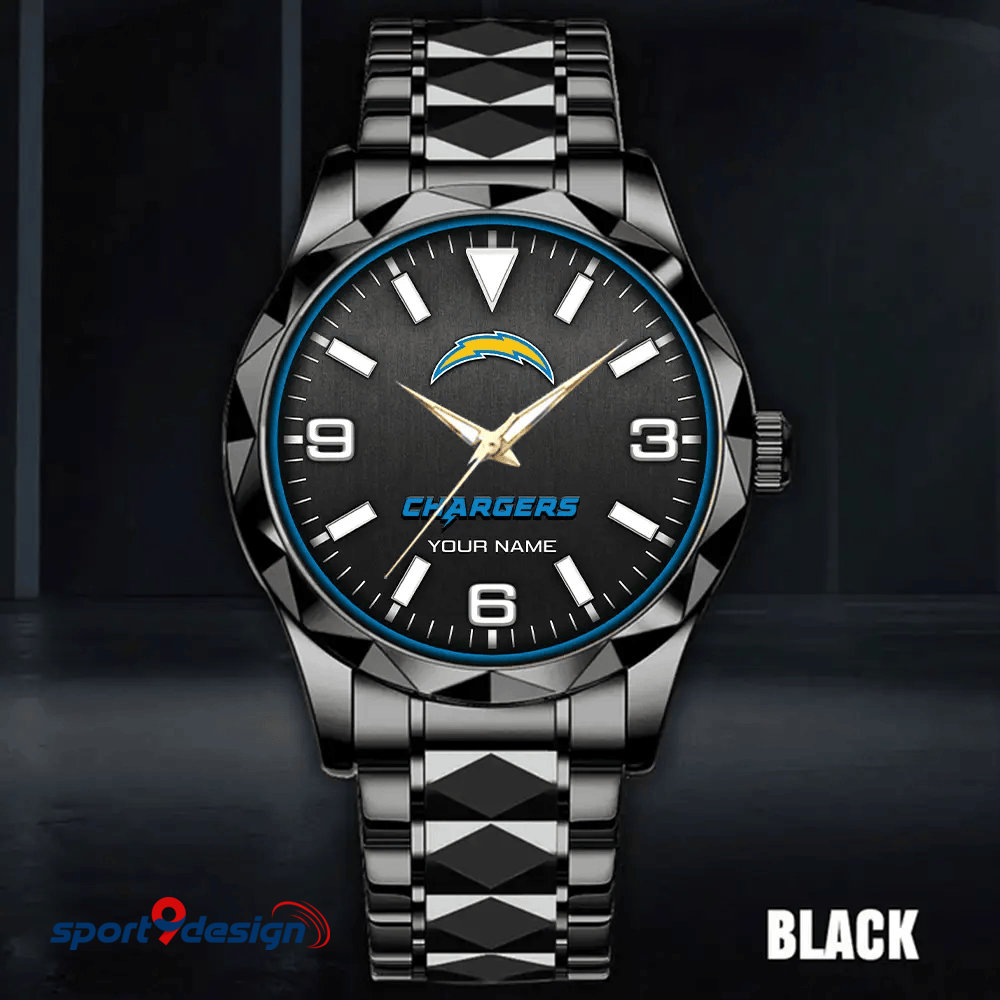 Los Angeles Chargers Business Watch For Men Automatic Mechanical Stainless Steel Band 2025