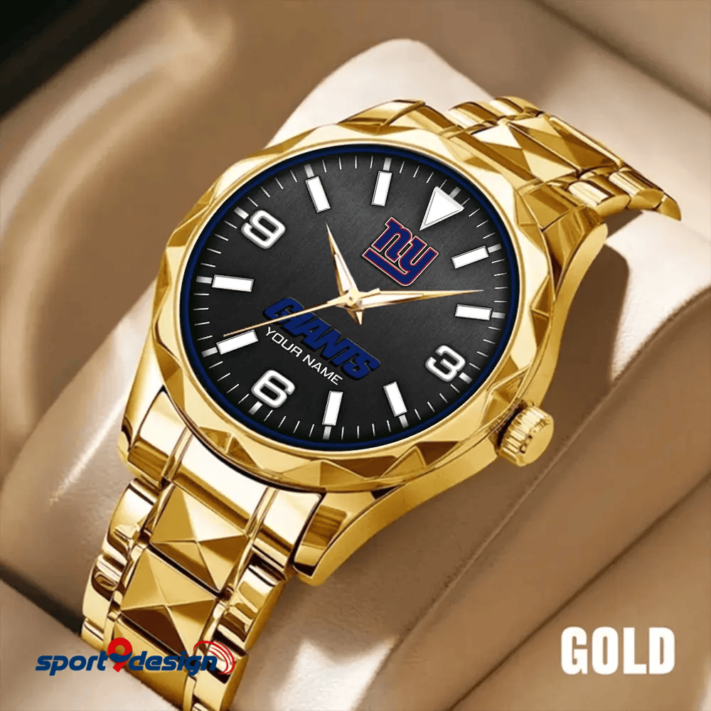 New York Giants Business Watch For Men Automatic Mechanical Stainless Steel Band 2025