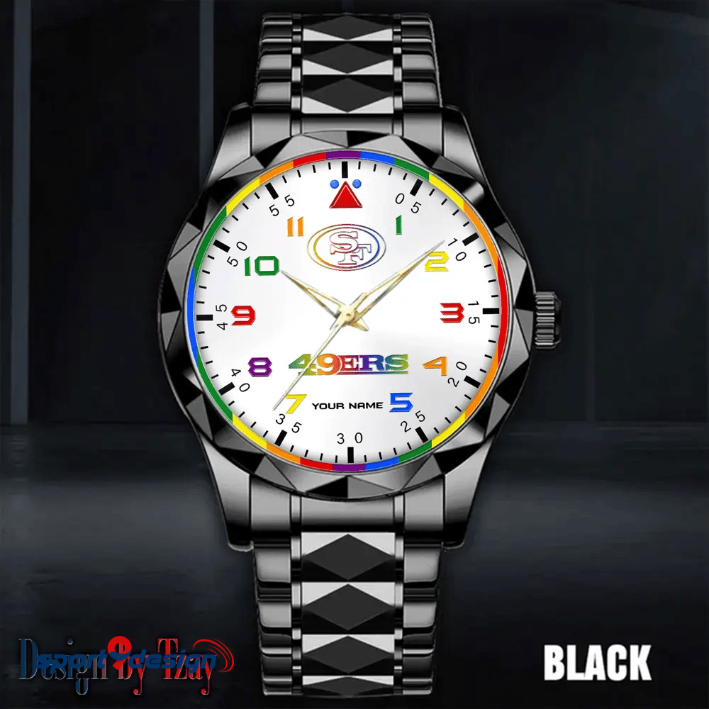 San Francisco 49ers Business Watch For Men Automatic Mechanical Stainless Steel Band 2025