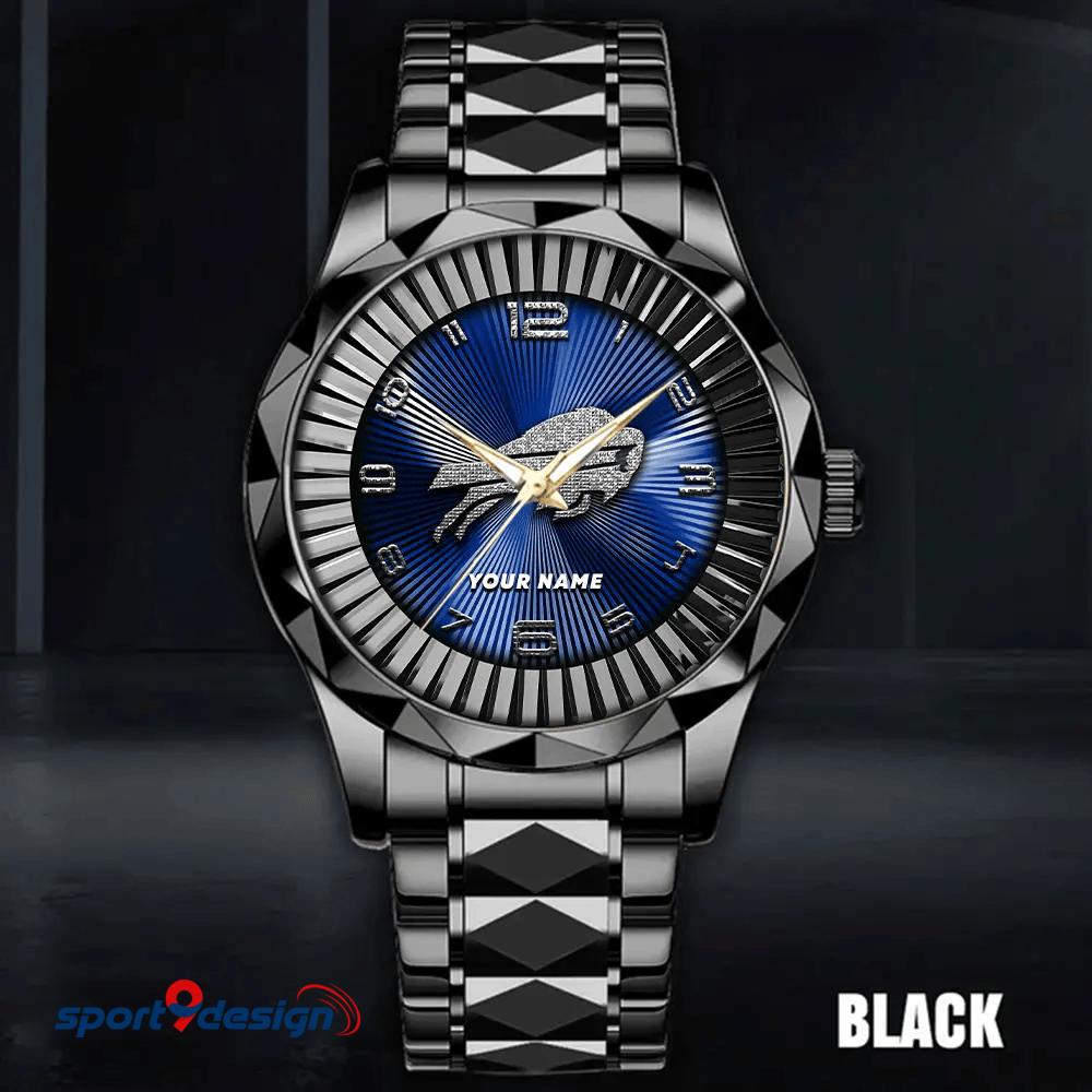 Buffalo Bills Business Watch For Men Automatic Mechanical Stainless Steel Band 2025