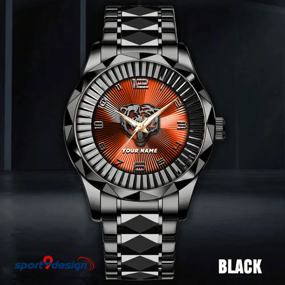 Chicago Bears Business Watch For Men Automatic Mechanical Stainless Steel Band 2025