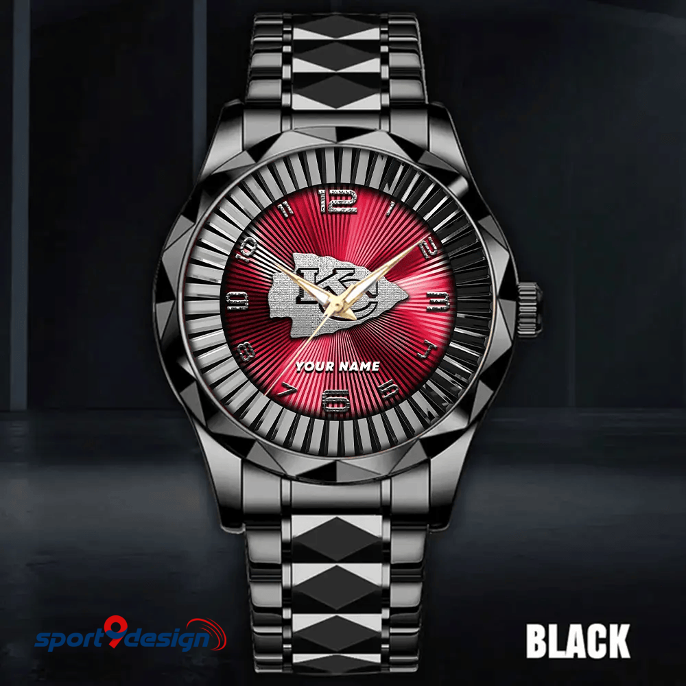 Kansas City Chiefs Business Watch For Men Automatic Mechanical Stainless Steel Band 2025