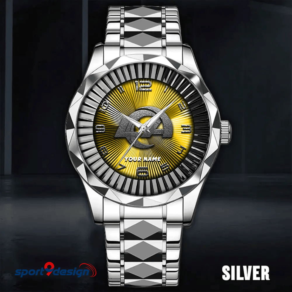 Los Angeles Rams Business Watch For Men Automatic Mechanical Stainless Steel Band 2025