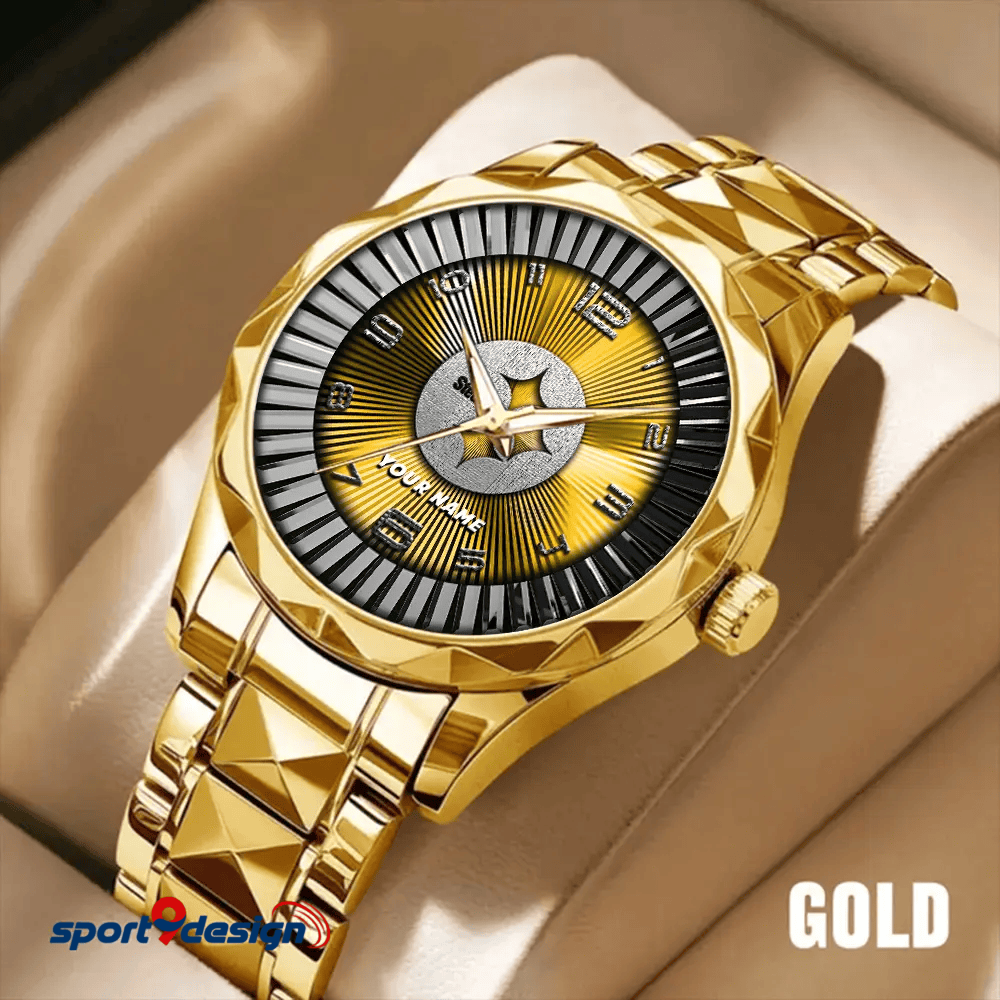 Pittsburgh Steelers Business Watch For Men Automatic Mechanical Stainless Steel Band 2025