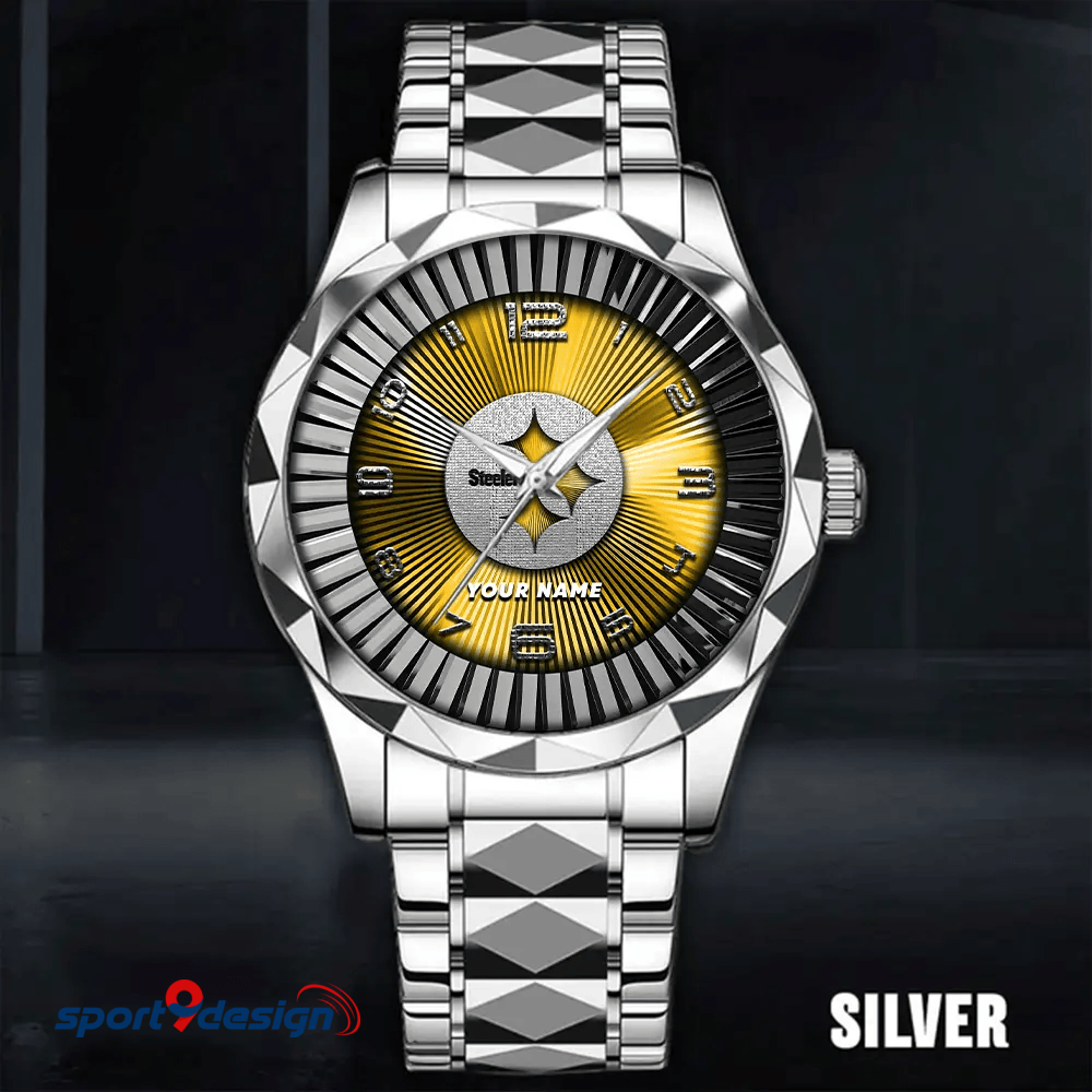 Pittsburgh Steelers Business Watch For Men Automatic Mechanical Stainless Steel Band 2025