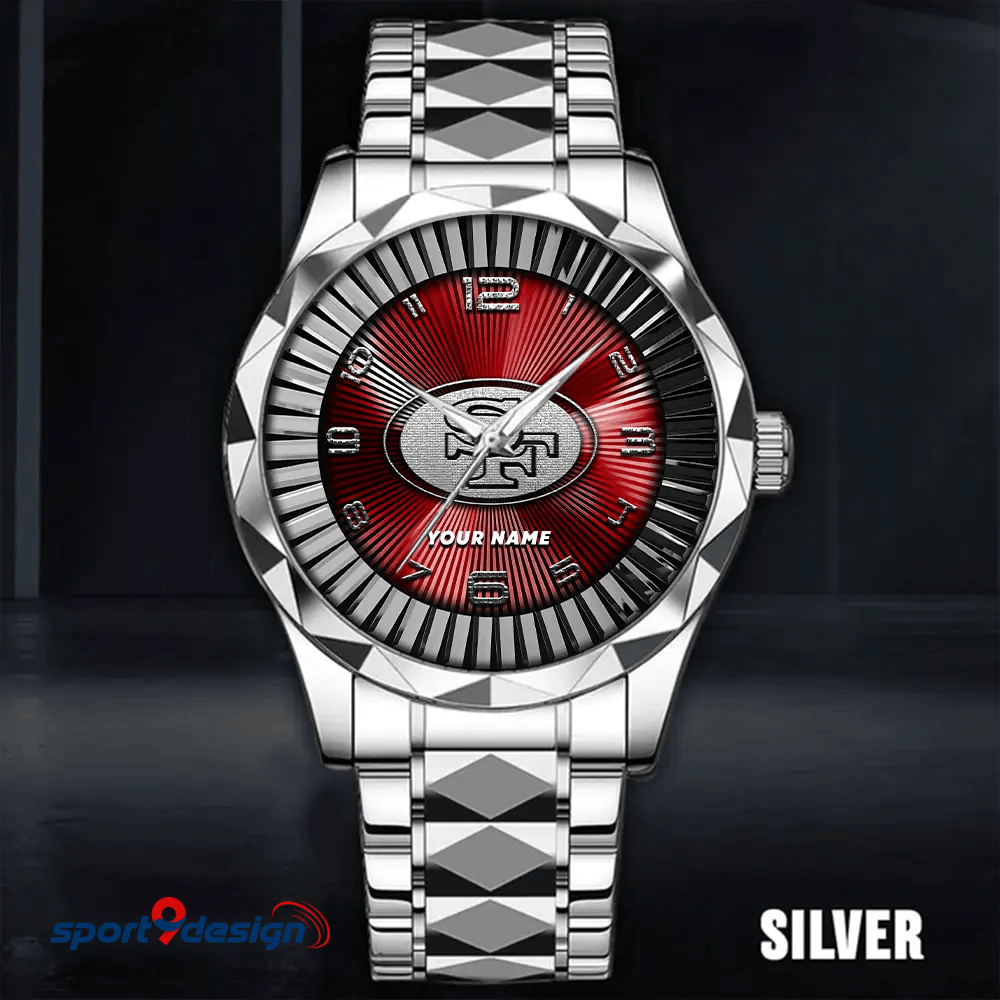 San Francisco 49ers Business Watch For Men Automatic Mechanical Stainless Steel Band 2025