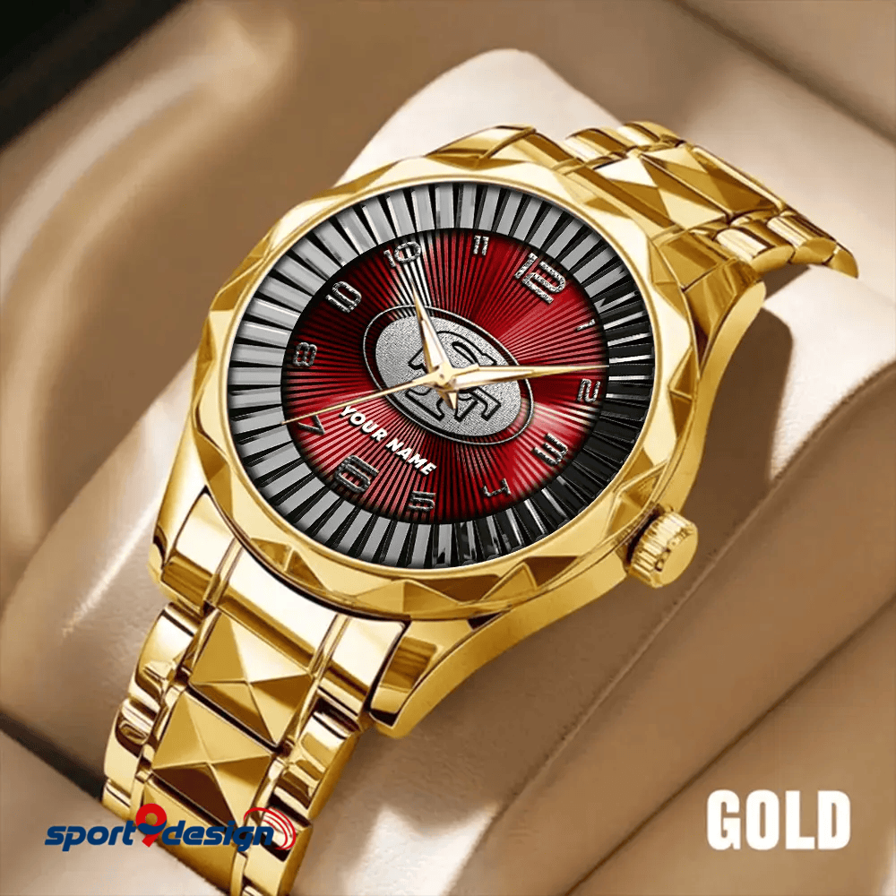 San Francisco 49ers Business Watch For Men Automatic Mechanical Stainless Steel Band 2025