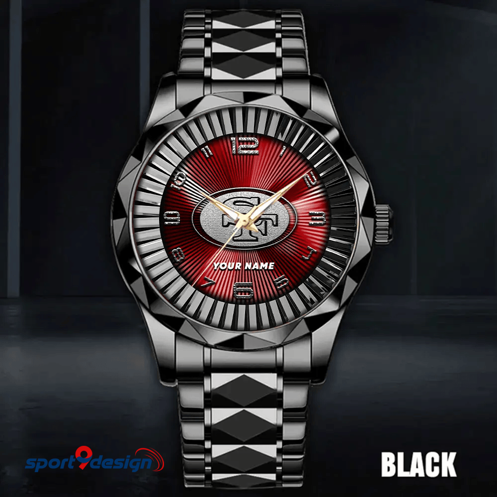 San Francisco 49ers Business Watch For Men Automatic Mechanical Stainless Steel Band 2025