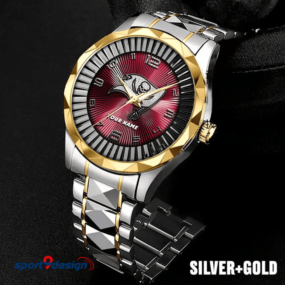 Tampa Bay Buccaneers Business Watch For Men Automatic Mechanical Stainless Steel Band 2025