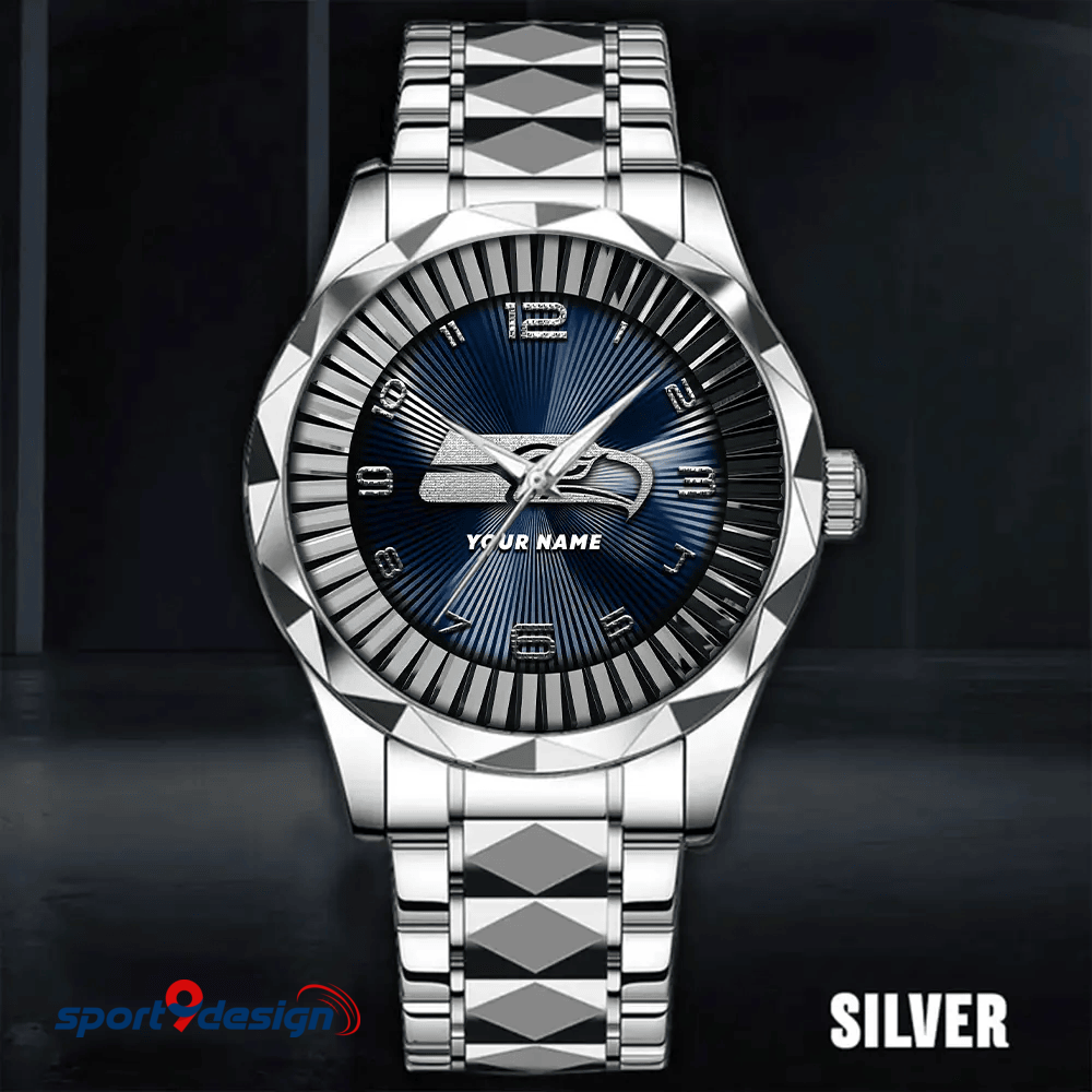 Seattle Seahawks Business Watch For Men Automatic Mechanical Stainless Steel Band 2025