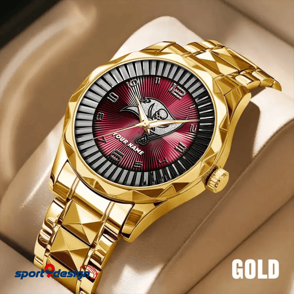 Tampa Bay Buccaneers Business Watch For Men Automatic Mechanical Stainless Steel Band 2025