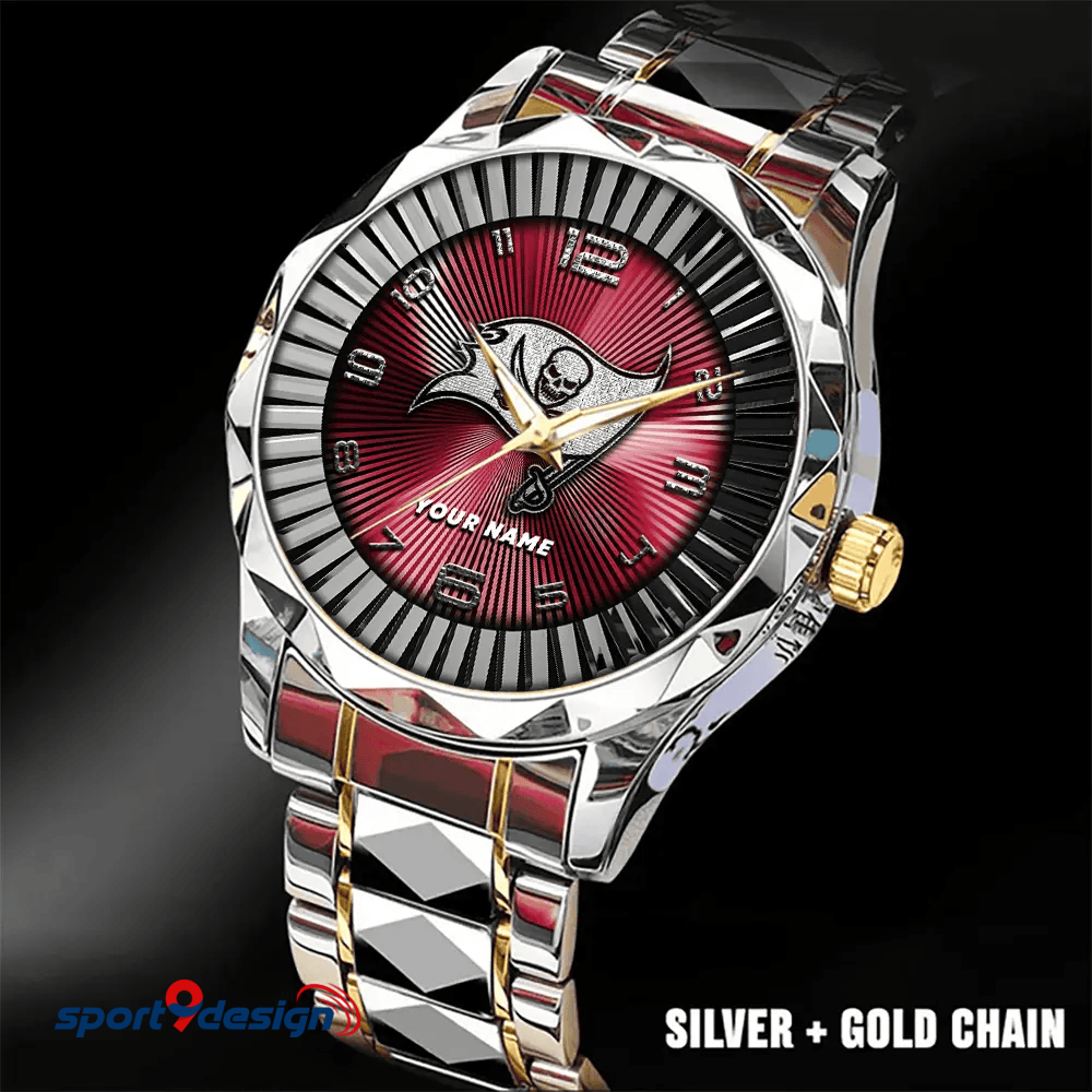 Tampa Bay Buccaneers Business Watch For Men Automatic Mechanical Stainless Steel Band 2025