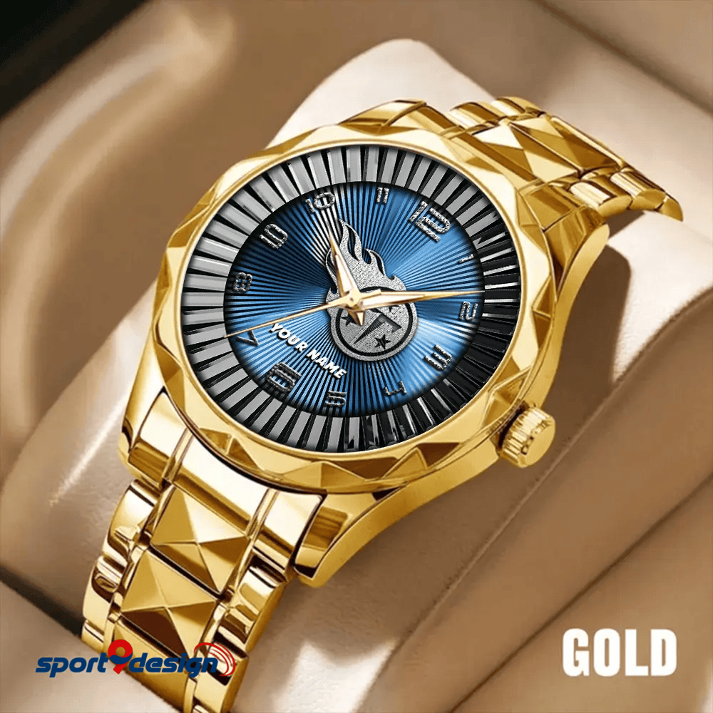 Tennessee Titans Business Watch For Men Automatic Mechanical Stainless Steel Band 2025