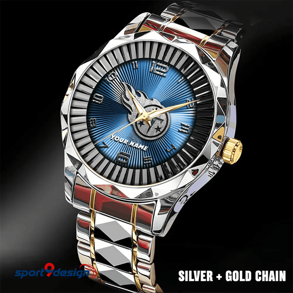 Tennessee Titans Business Watch For Men Automatic Mechanical Stainless Steel Band 2025