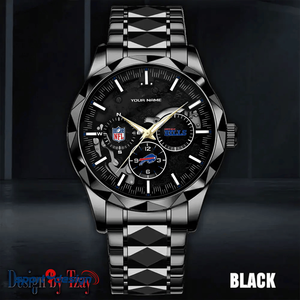 Buffalo Bills Business Watch For Men Automatic Mechanical Stainless Steel Band 2025