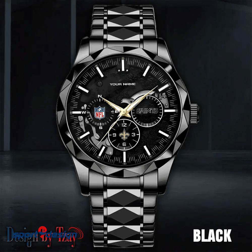 New Orleans Saints Business Watch For Men Automatic Mechanical Stainless Steel Band 2025