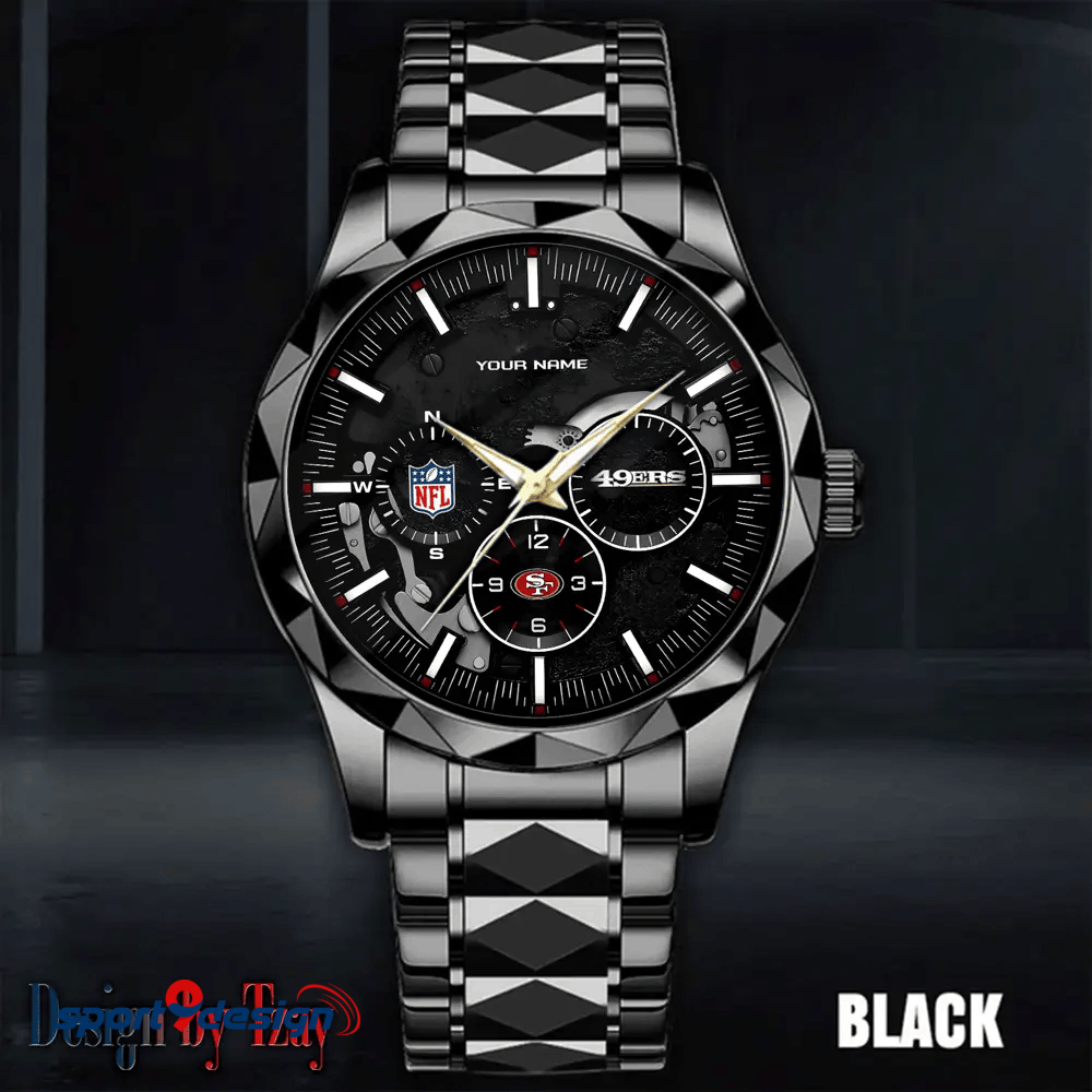 San Francisco 49ers Business Watch For Men Automatic Mechanical Stainless Steel Band 2025