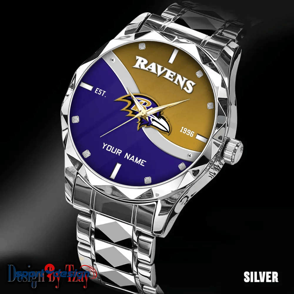 Baltimore Ravens Warterproof Sports Men Watches Top Brand Luxury Clock Style 2025