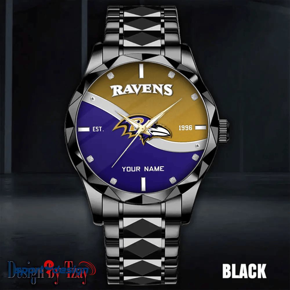 Baltimore Ravens Warterproof Sports Men Watches Top Brand Luxury Clock Style 2025