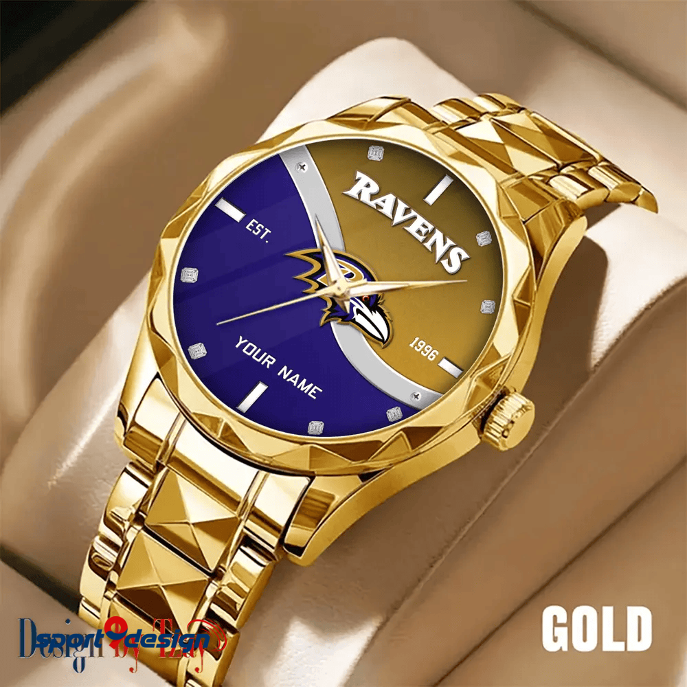 Baltimore Ravens Warterproof Sports Men Watches Top Brand Luxury Clock Style 2025