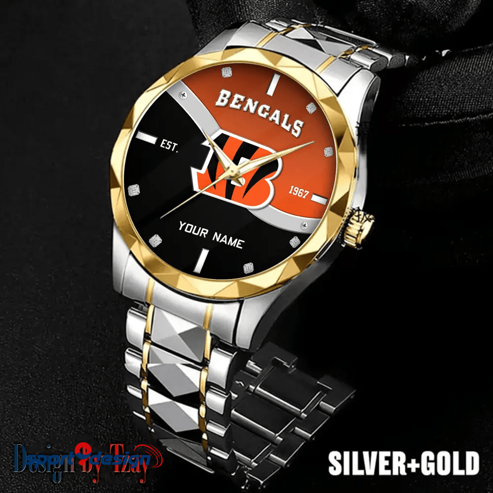 Cincinnati Bengals Warterproof Sports Men Watches Top Brand Luxury Clock Style 2025