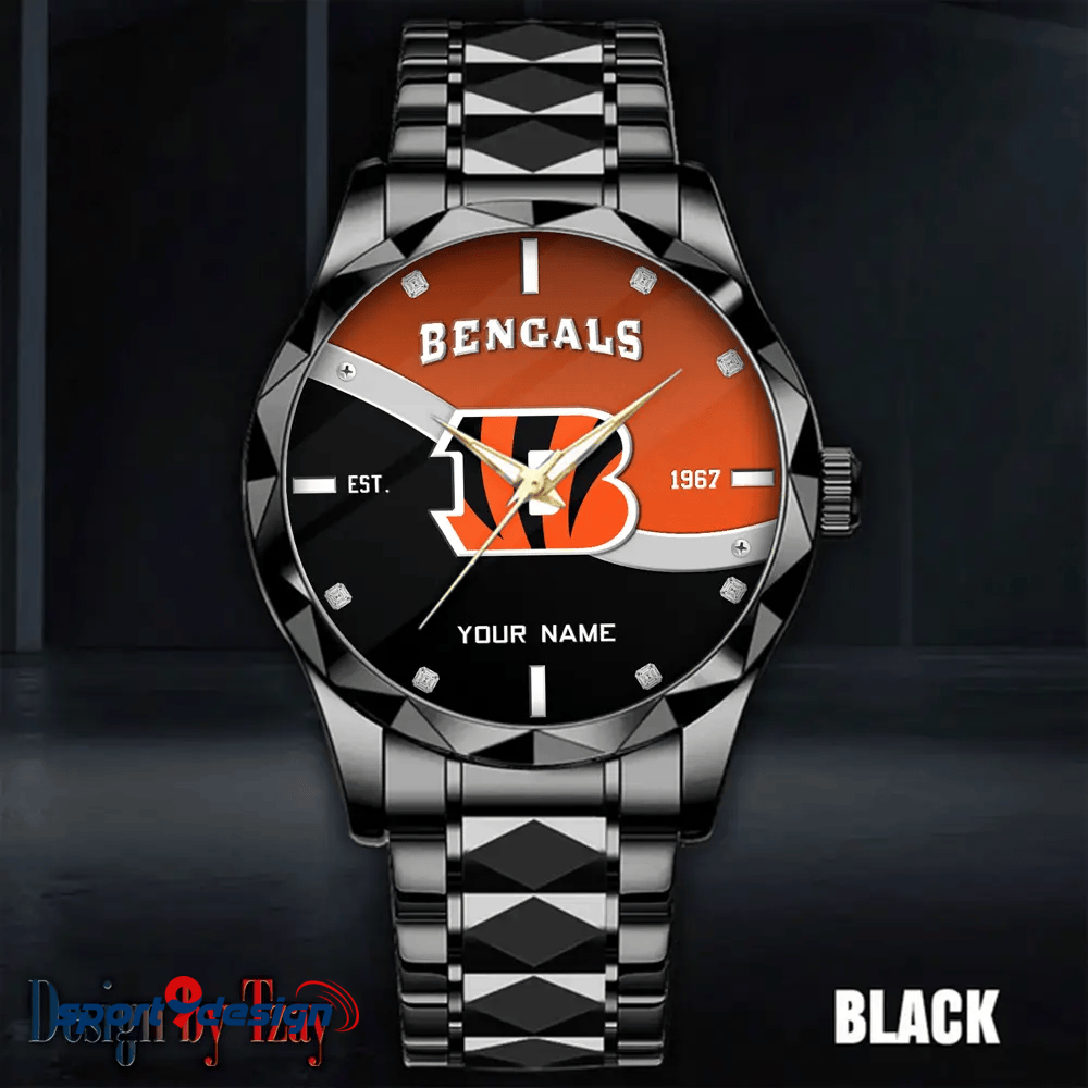Cincinnati Bengals Warterproof Sports Men Watches Top Brand Luxury Clock Style 2025