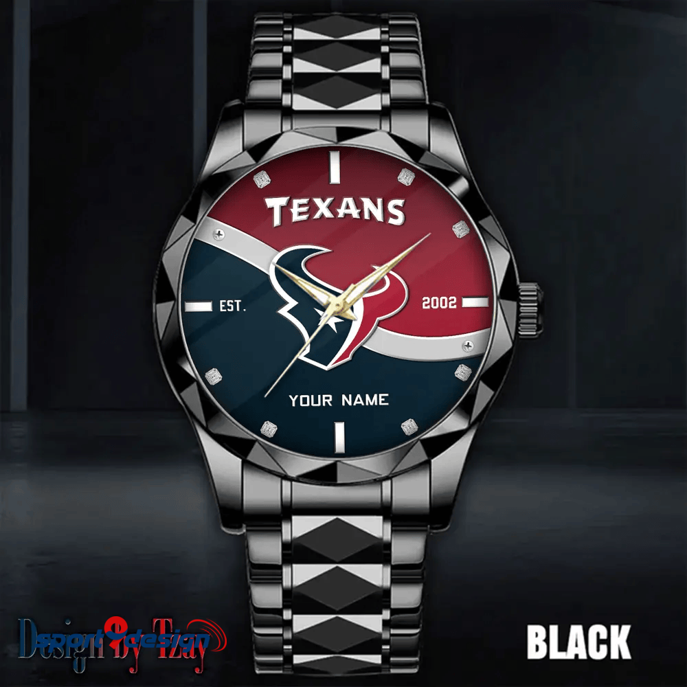 Houston Texans Warterproof Sports Men Watches Top Brand Luxury Clock Style 2025