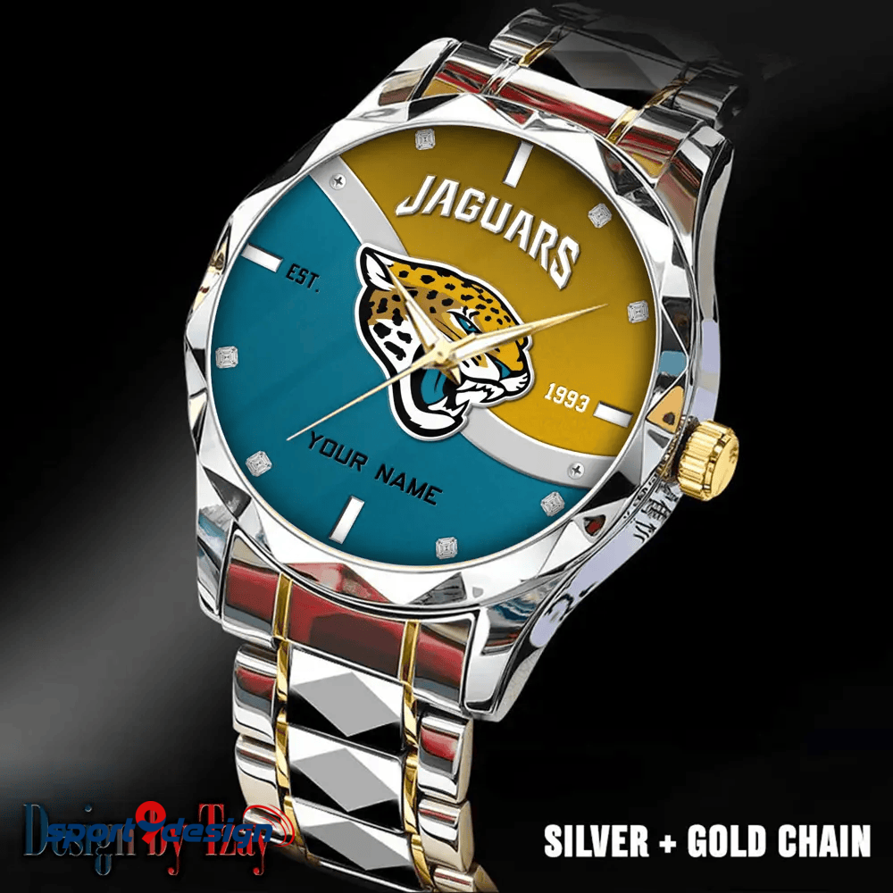 Jacksonville Jaguars Warterproof Sports Men Watches Top Brand Luxury Clock Style 2025
