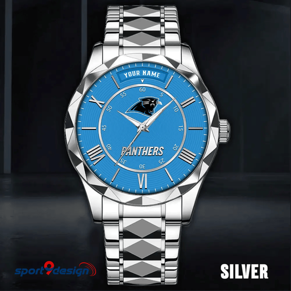 Carolina Panthers Business Watch For Men Automatic Mechanical Stainless Steel Band 2025