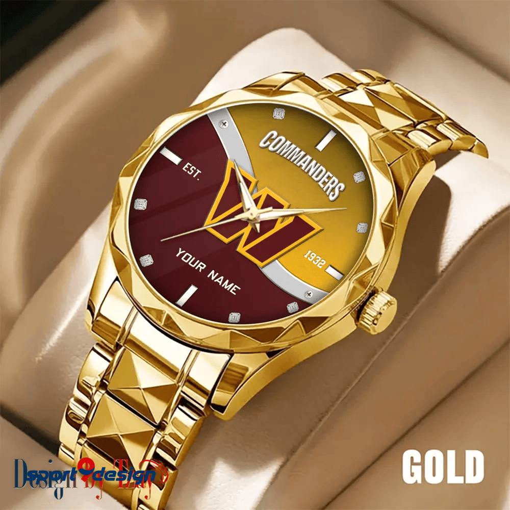 Washington Commanders Warterproof Sports Men Watches Top Brand Luxury Clock Style 2025