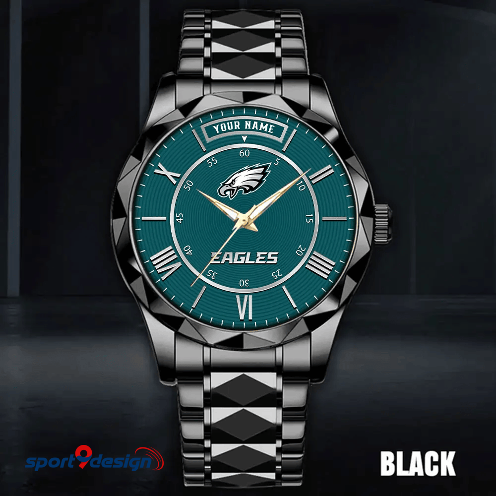 Philadelphia Eagles Business Watch For Men Automatic Mechanical Stainless Steel Band 2025