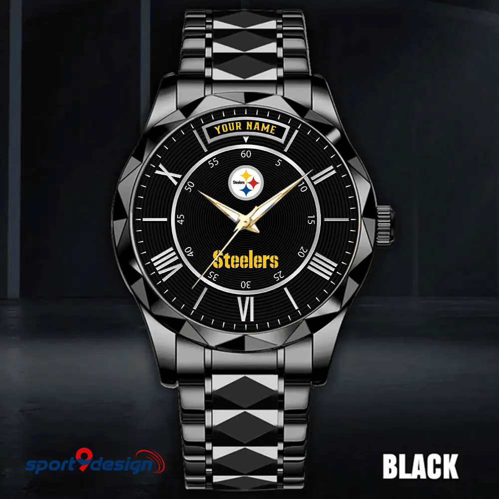Pittsburgh Steelers Business Watch For Men Automatic Mechanical Stainless Steel Band 2025
