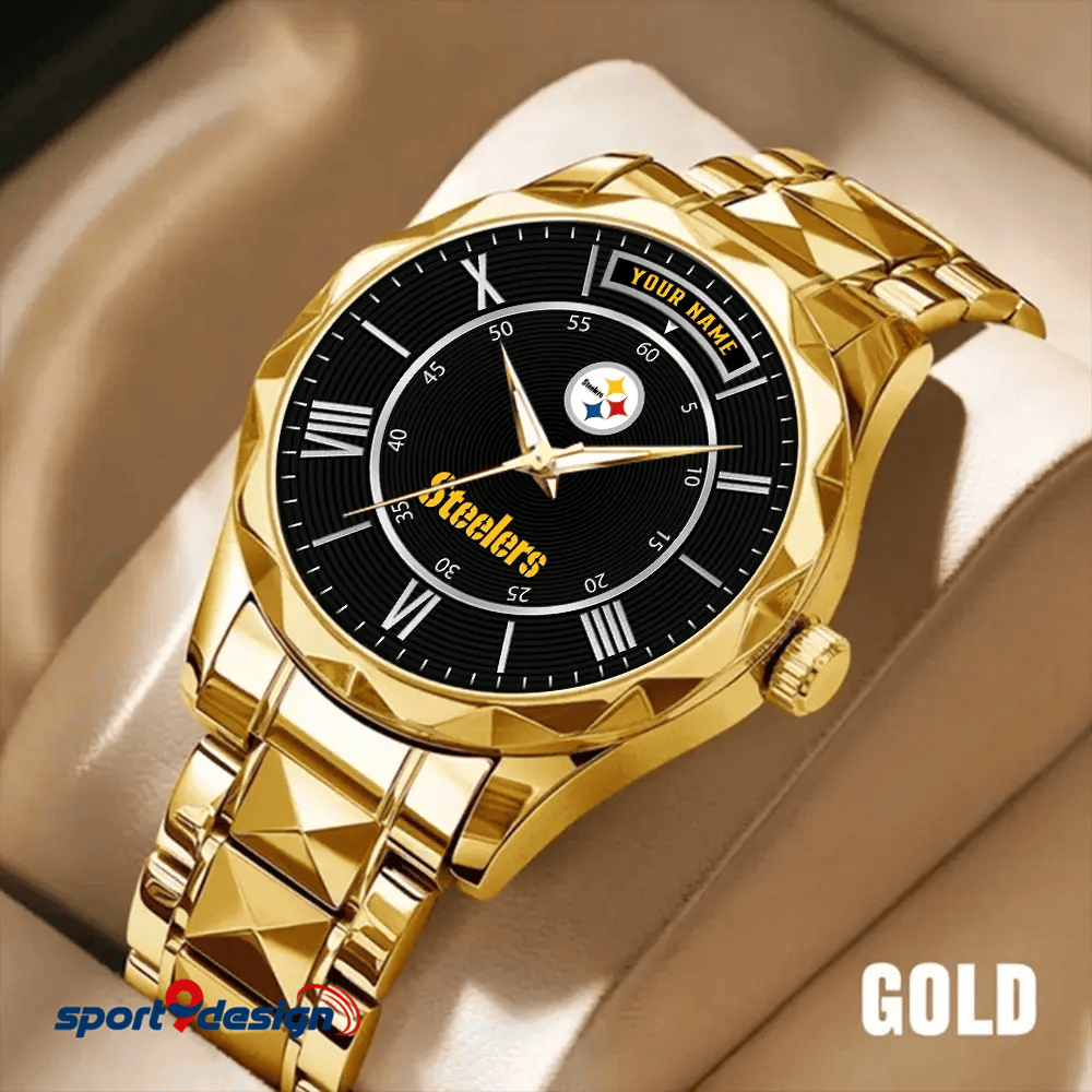 Pittsburgh Steelers Business Watch For Men Automatic Mechanical Stainless Steel Band 2025