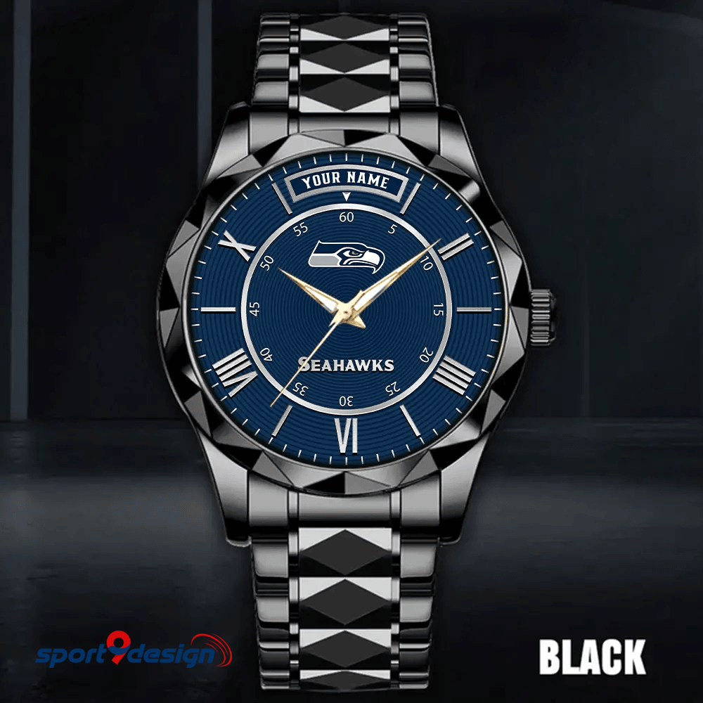 Seattle Seahawks Business Watch For Men Automatic Mechanical Stainless Steel Band 2025