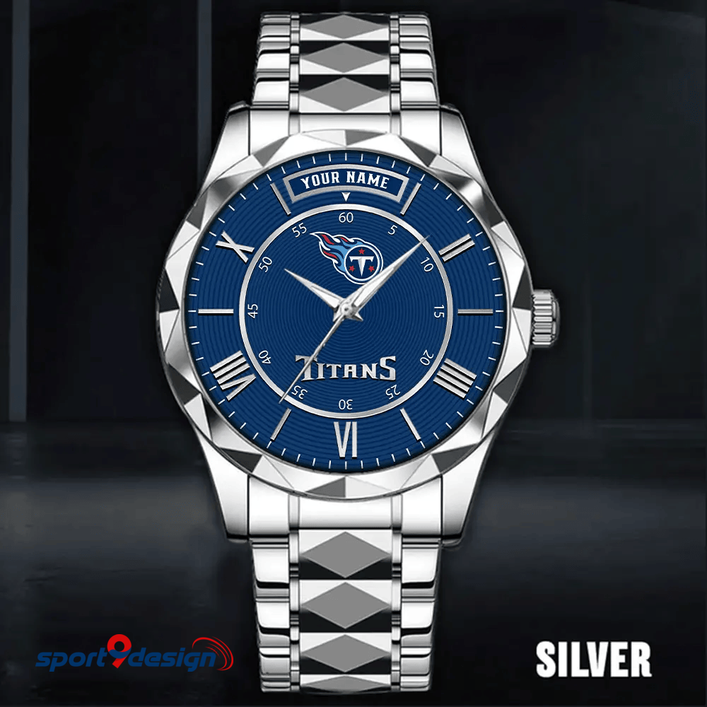 Tennessee Titans Business Watch For Men Automatic Mechanical Stainless Steel Band 2025