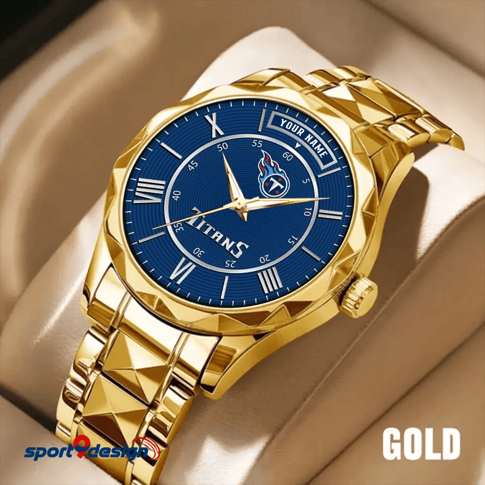 Tennessee Titans Business Watch For Men Automatic Mechanical Stainless Steel Band 2025