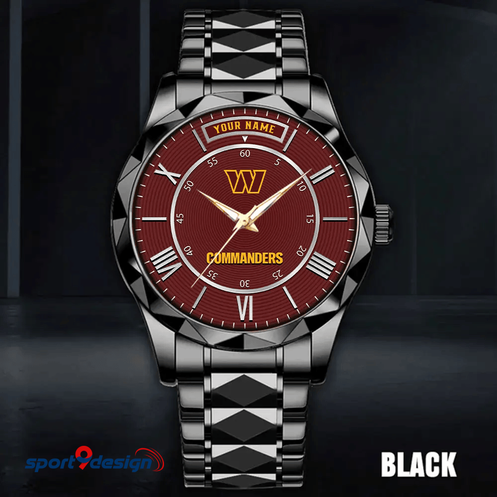 Washington Commanders Business Watch For Men Automatic Mechanical Stainless Steel Band 2025