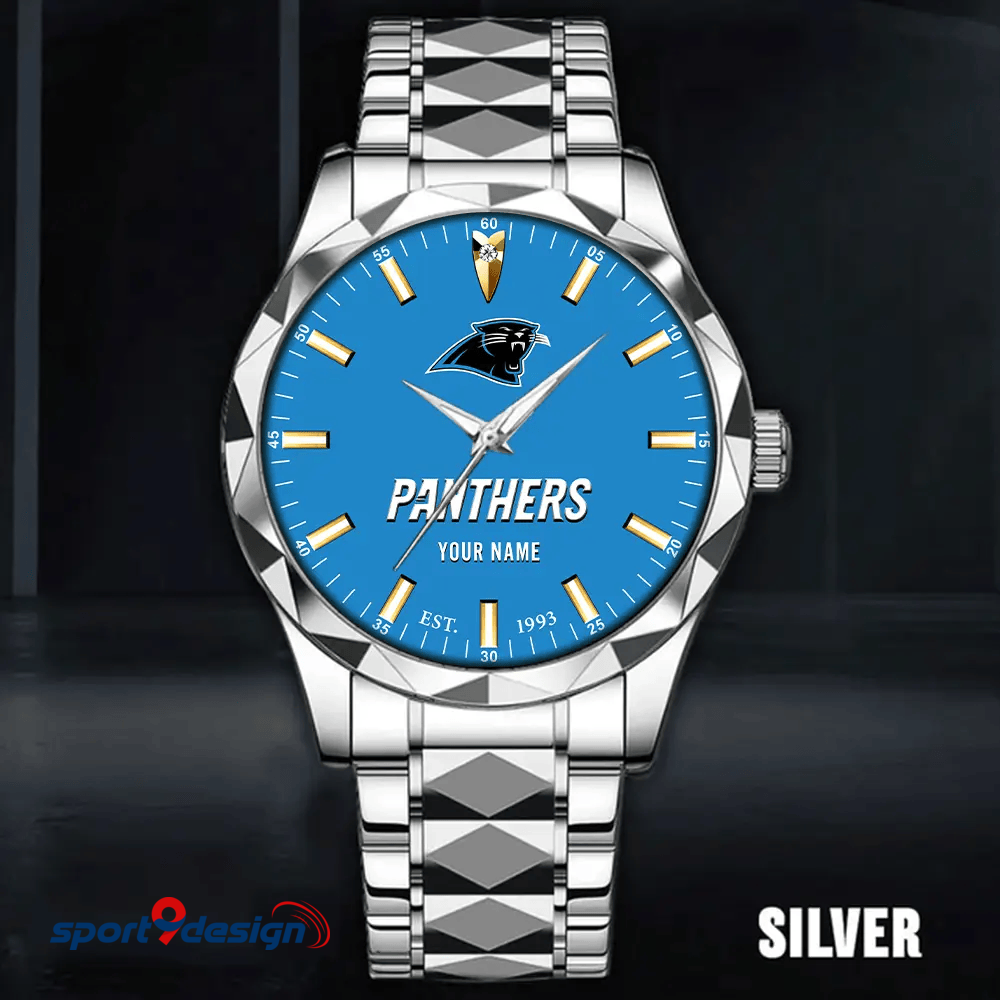 Carolina Panthers Luxury Diamond Men Watch Trending 2025