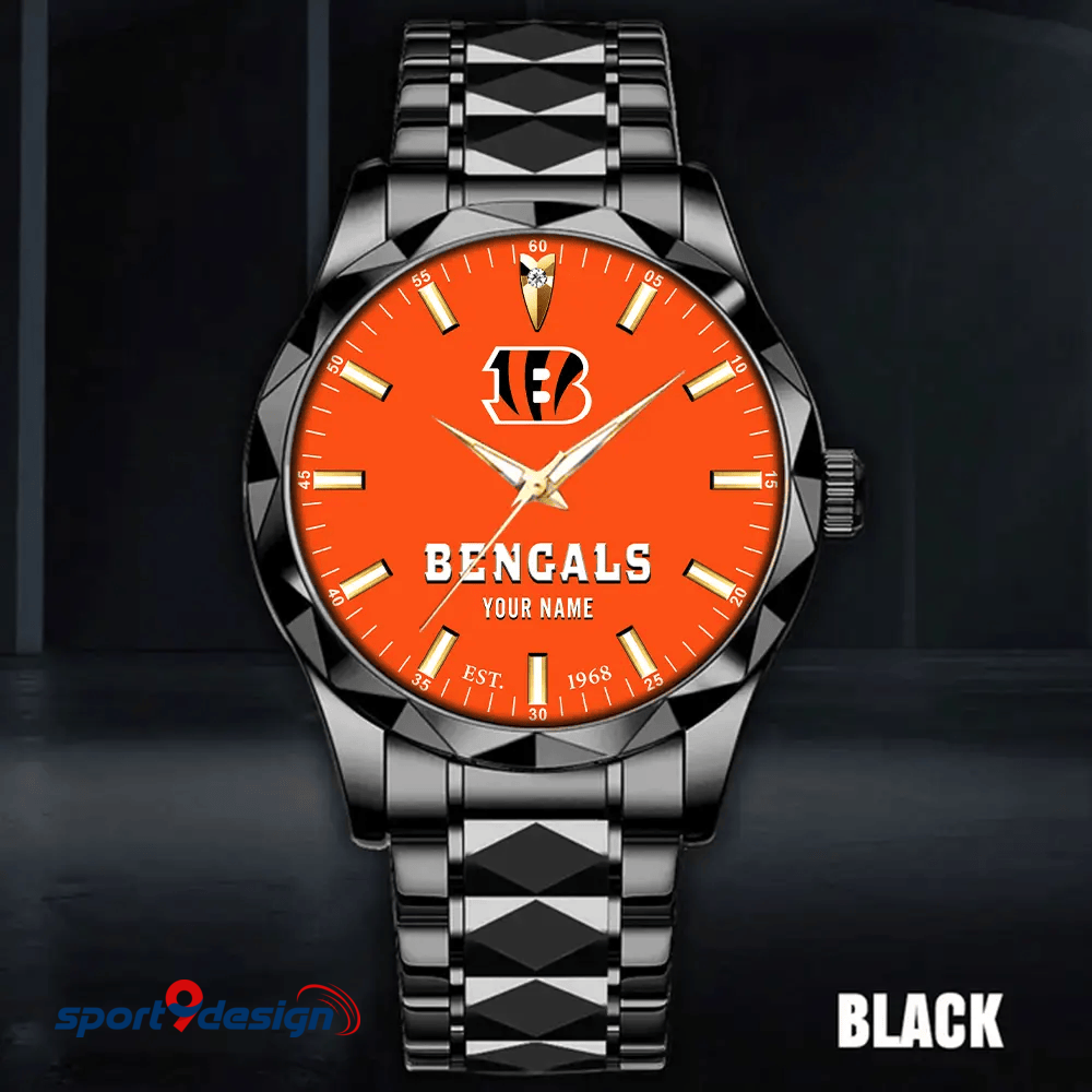 Cincinnati Bengals Luxury Diamond Men Watch Trending 2025