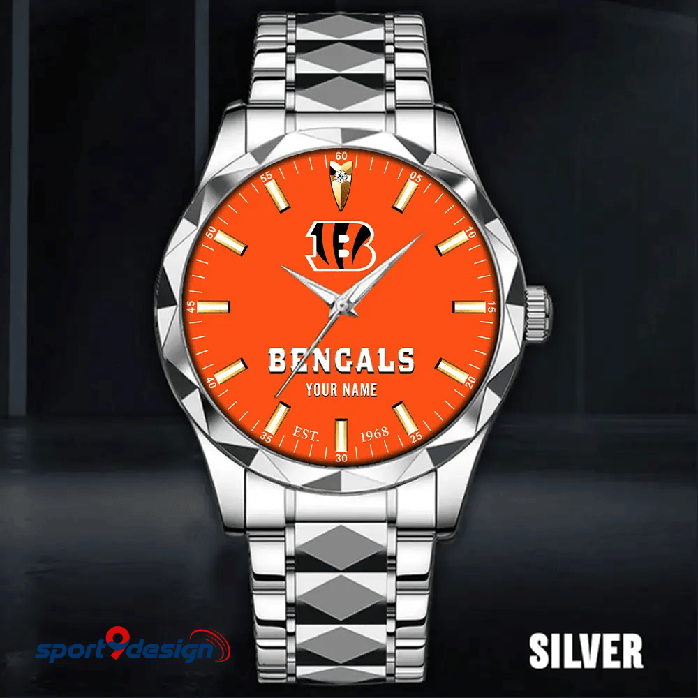 Cincinnati Bengals Luxury Diamond Men Watch Trending 2025