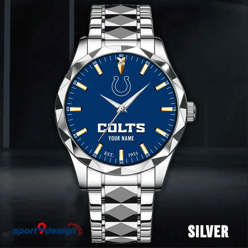 Indianapolis Colts Luxury Diamond Men Watch Trending 2025