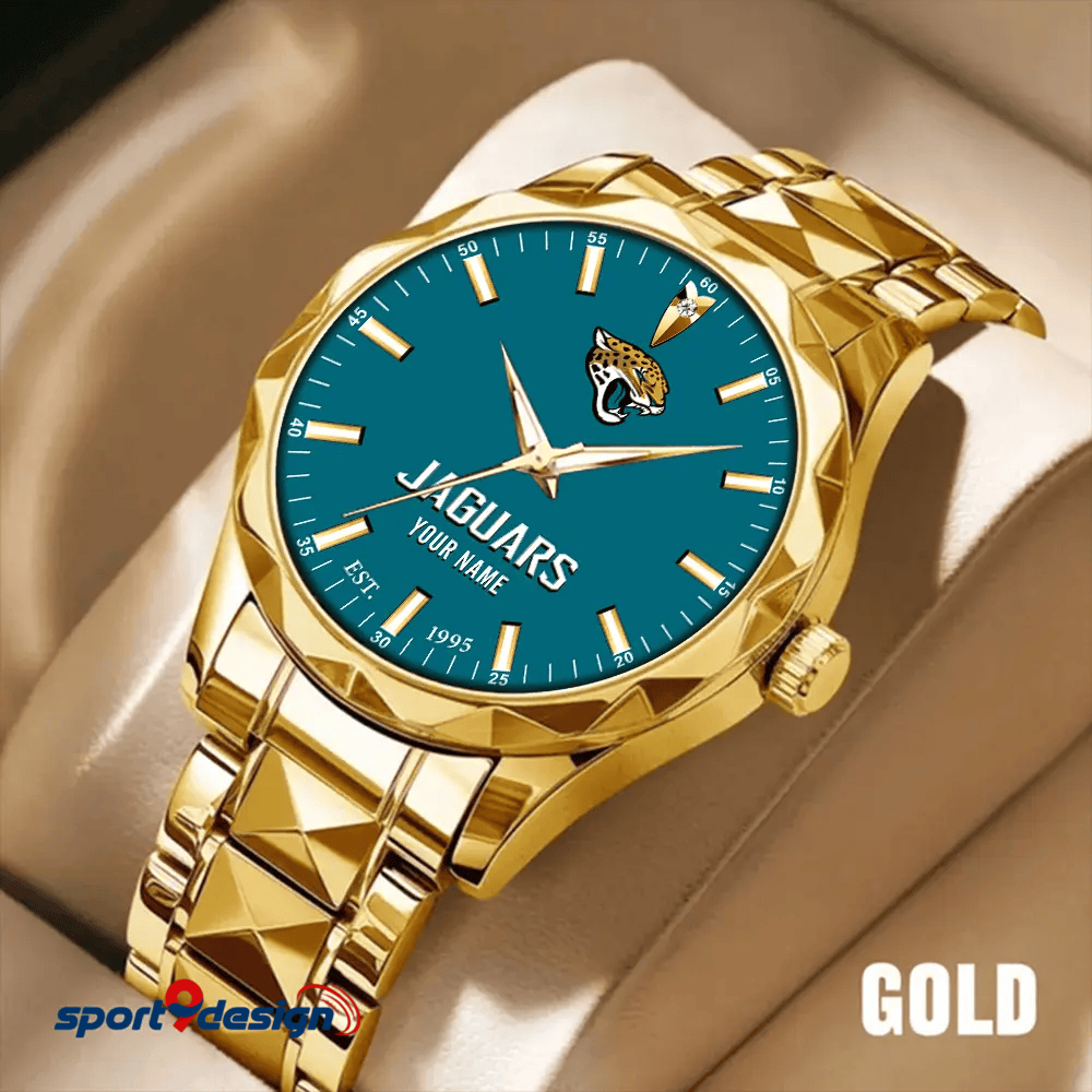 Jacksonville Jaguars Luxury Diamond Men Watch Trending 2025