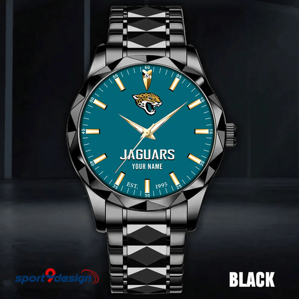 Jacksonville Jaguars Luxury Diamond Men Watch Trending 2025