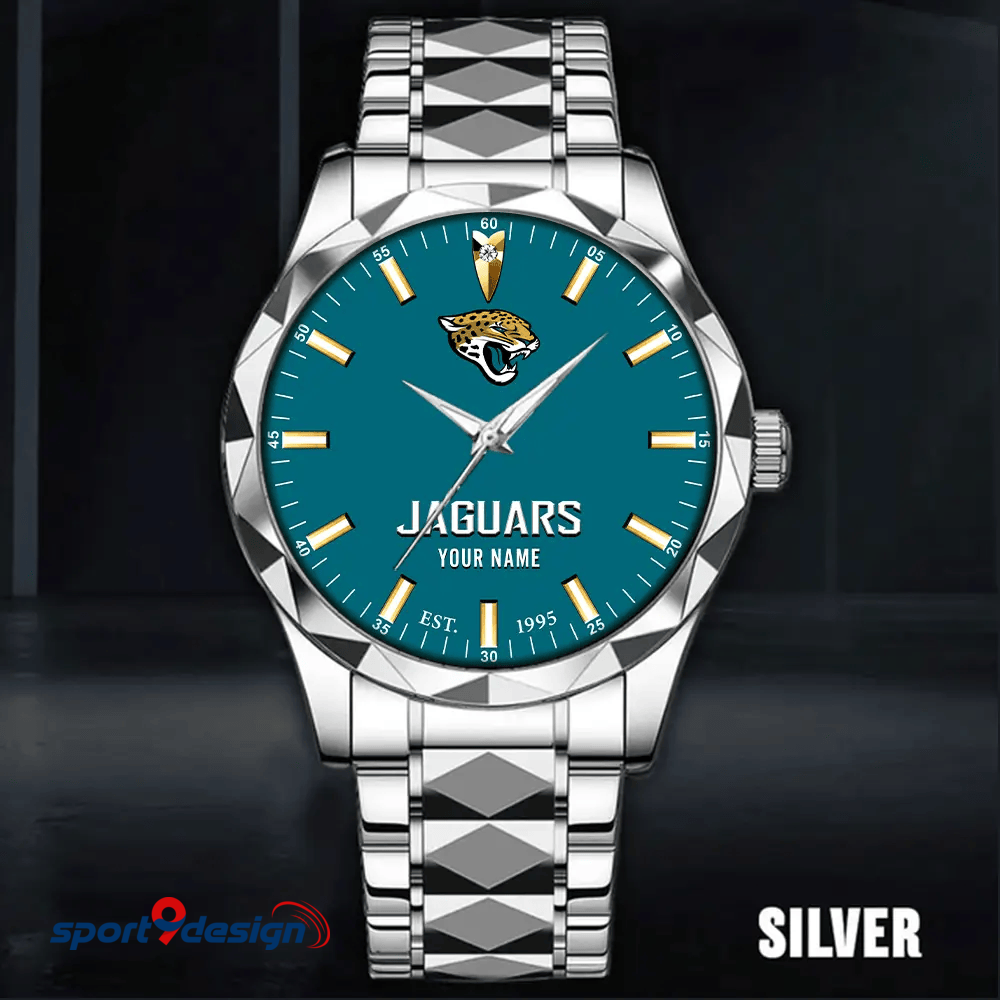 Jacksonville Jaguars Luxury Diamond Men Watch Trending 2025