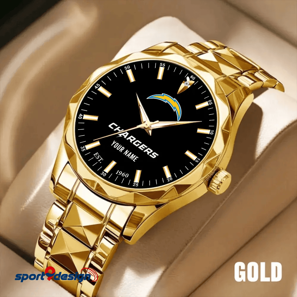 Los Angeles Chargers Luxury Diamond Men Watch Trending 2025