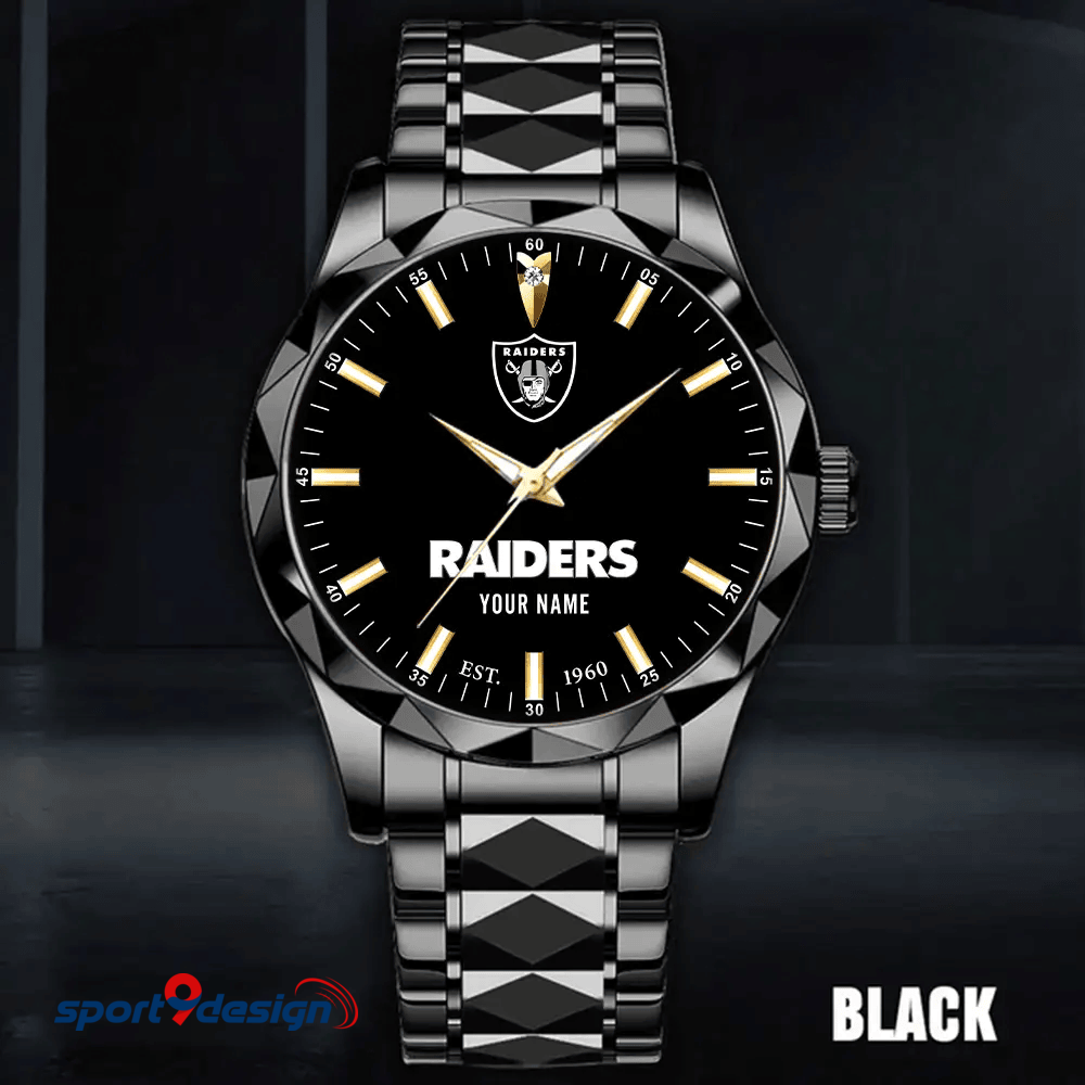 Las Vegas Raiders Luxury Diamond Men Watch Trending 2025