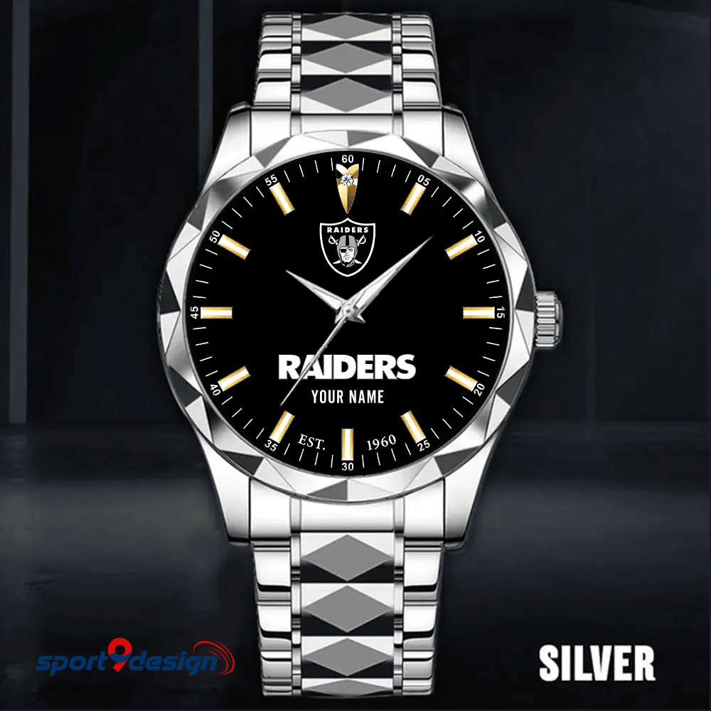 Las Vegas Raiders Luxury Diamond Men Watch Trending 2025