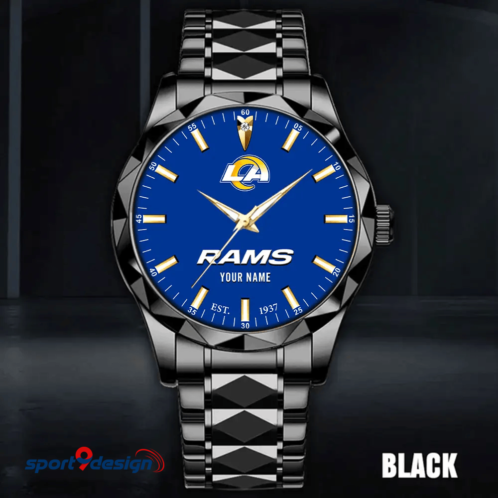 Los Angeles Rams Luxury Diamond Men Watch Trending 2025