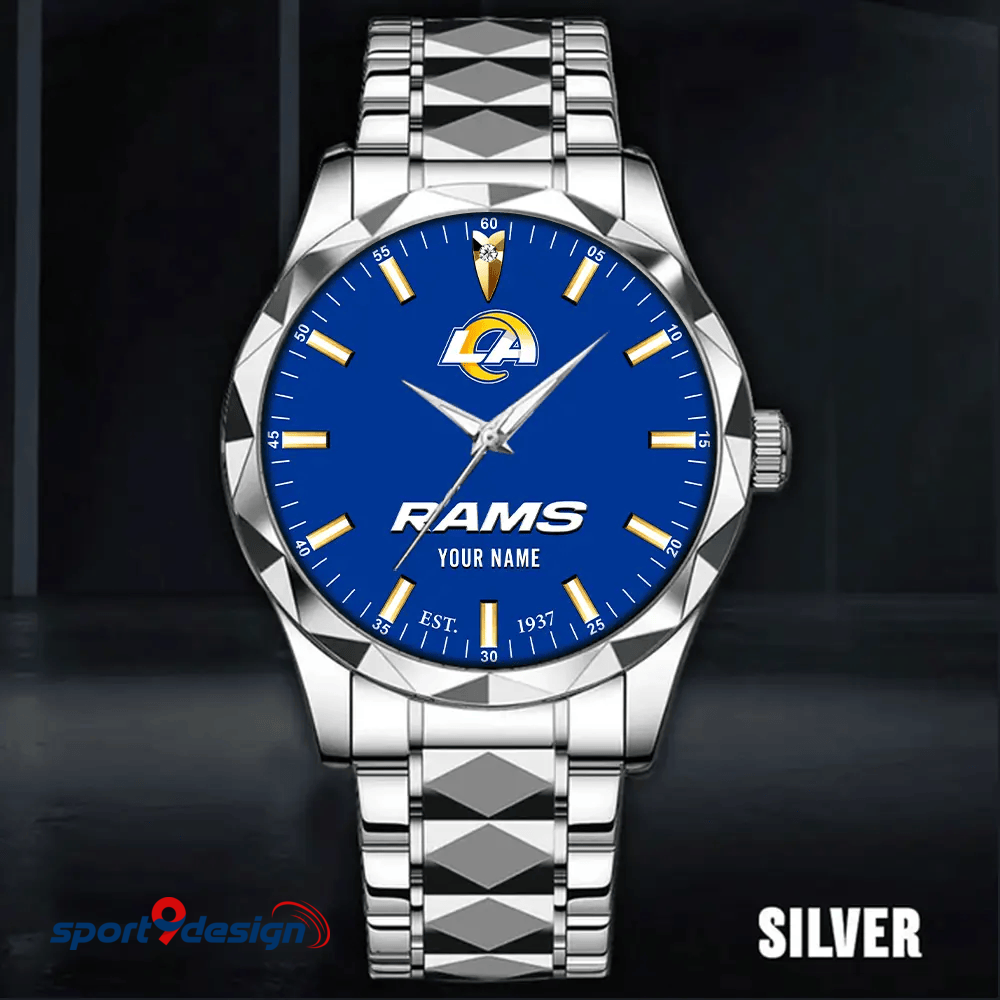 Los Angeles Rams Luxury Diamond Men Watch Trending 2025